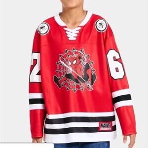 Target Boys' Spider-Man Hockey Jersey - Red L